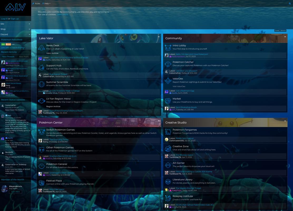 Lake Valor’s forum (August 2025)