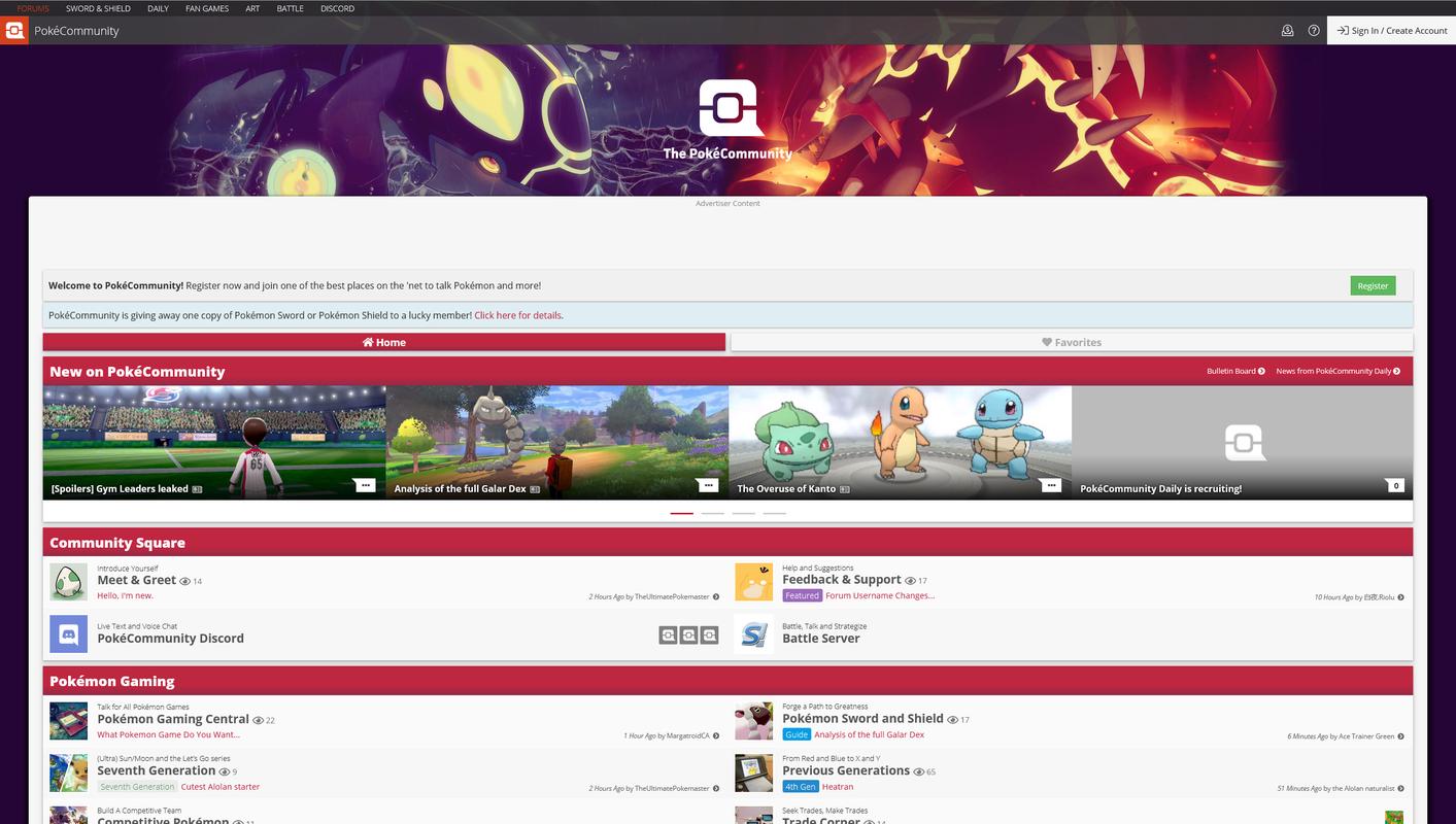 PokéCommunity in November 2019
