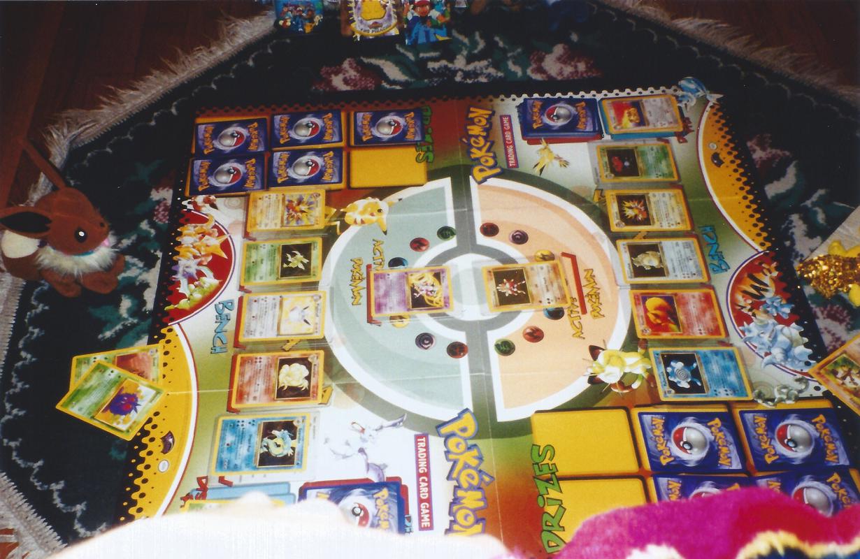 Another photograph of Steph’s Pokémon cards taken between 1998 and 2001