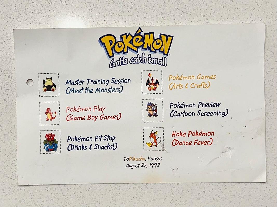 A photograph of the schedule for the day (Photo credit: Alyssa Buecker)