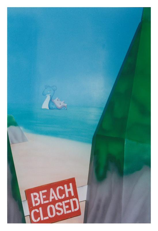 A photograph showing an image featuring Lapras at the Beach set