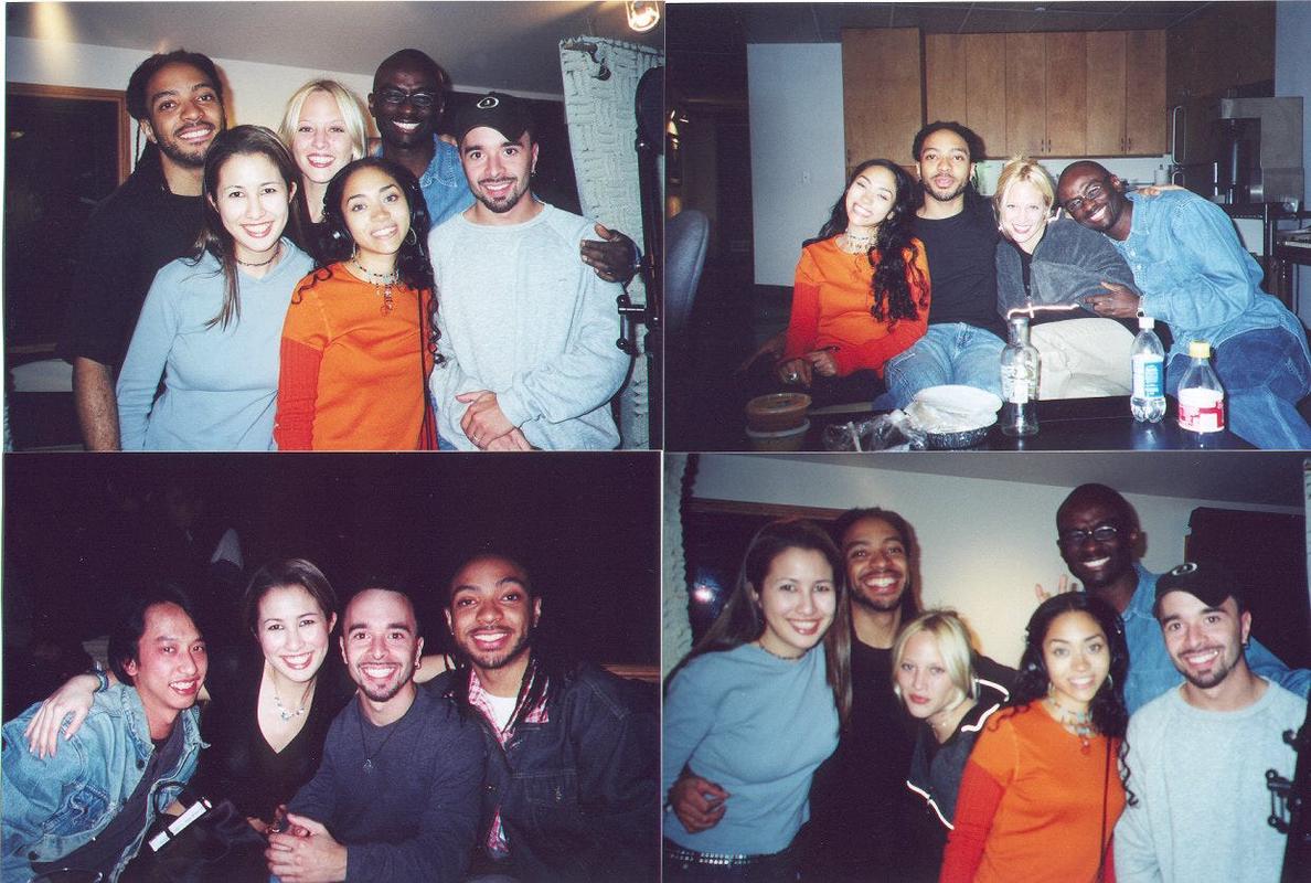 A selection of personal photographs featuring members of the band (Photo credit: Shwaun Gray)