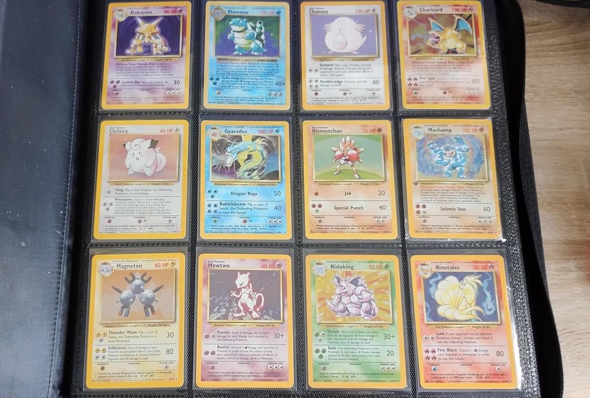 A small sample of my Pokémon trading cards, many of which are from my childhood