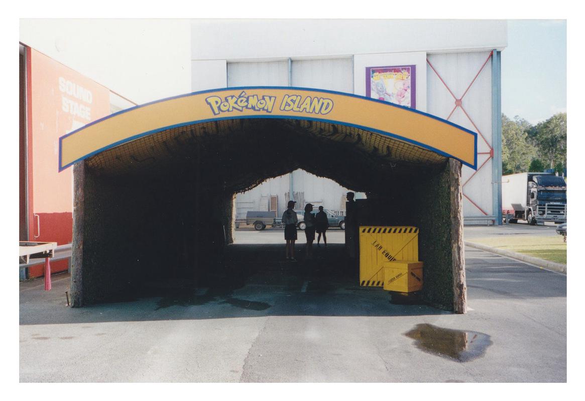 An area outside the Pokémon Island Adventure attraction, where eager Pokémon fans would be dropped off