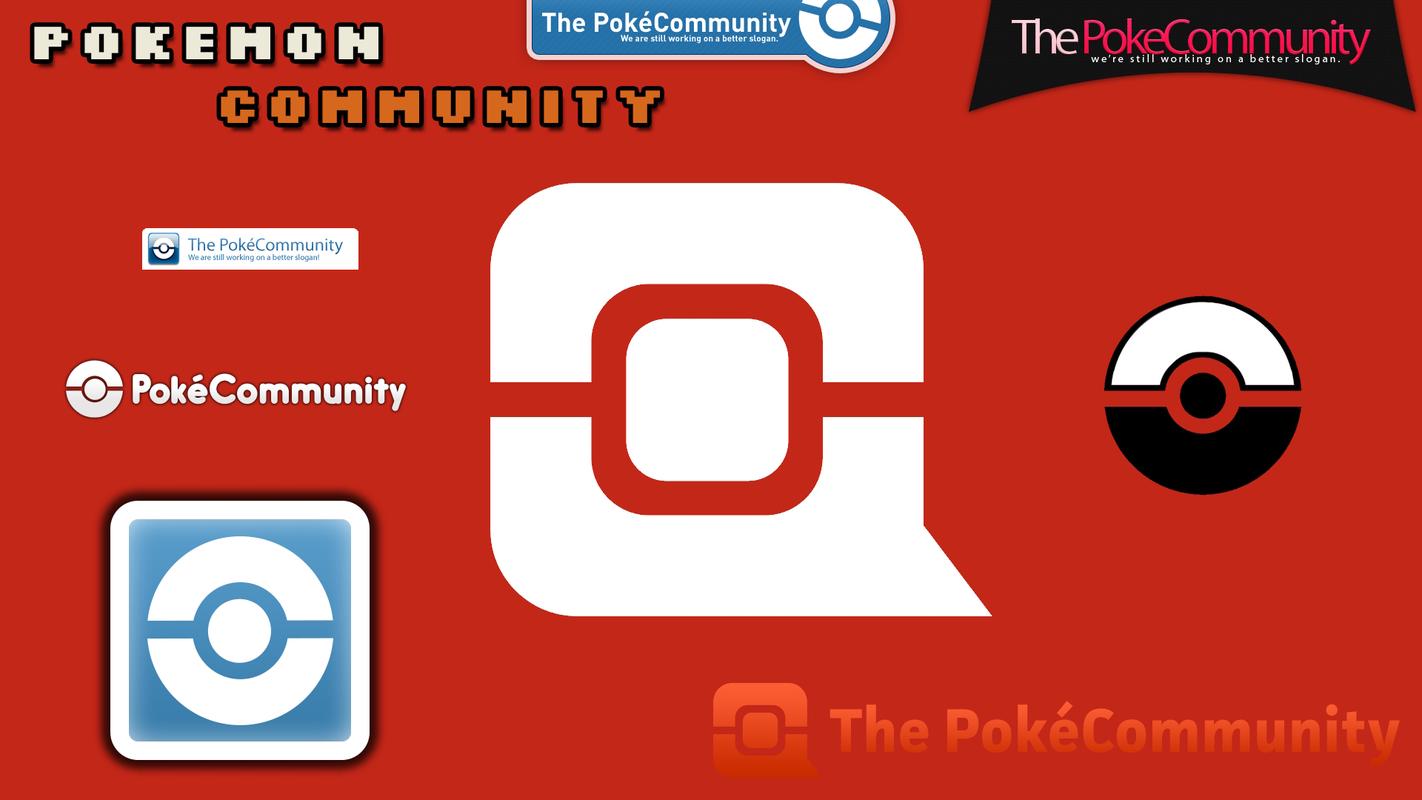 A selection of logos from PokéCommunity’s history from October 2002 - July 2025