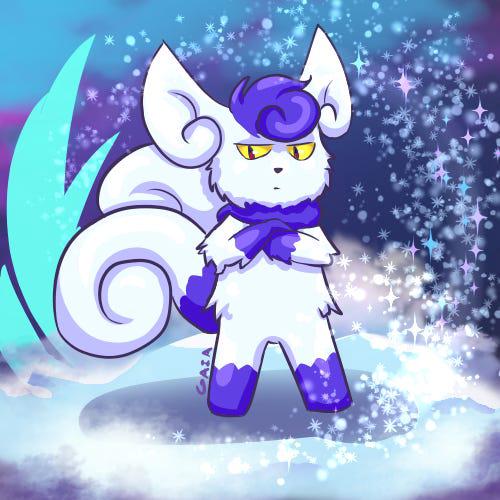 I had a little winter doodle I'd like to submit to the mailbag! And since the doodle's Meowstic themed, I'd like to ask if you could keep one Pokemon as a pet, which would it be and why?