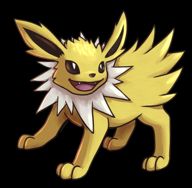 Artwork of Jolteon, by Dragonfree