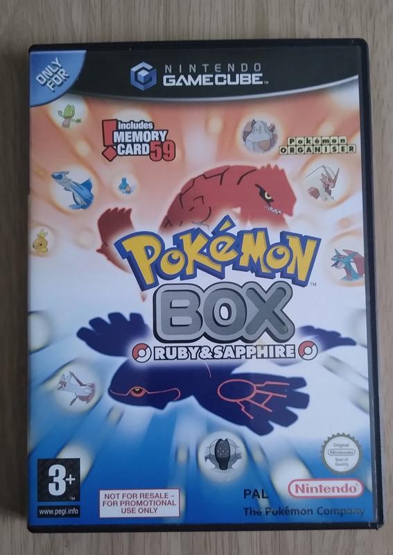 My European copy of Pokémon Box for Nintendo GameCube