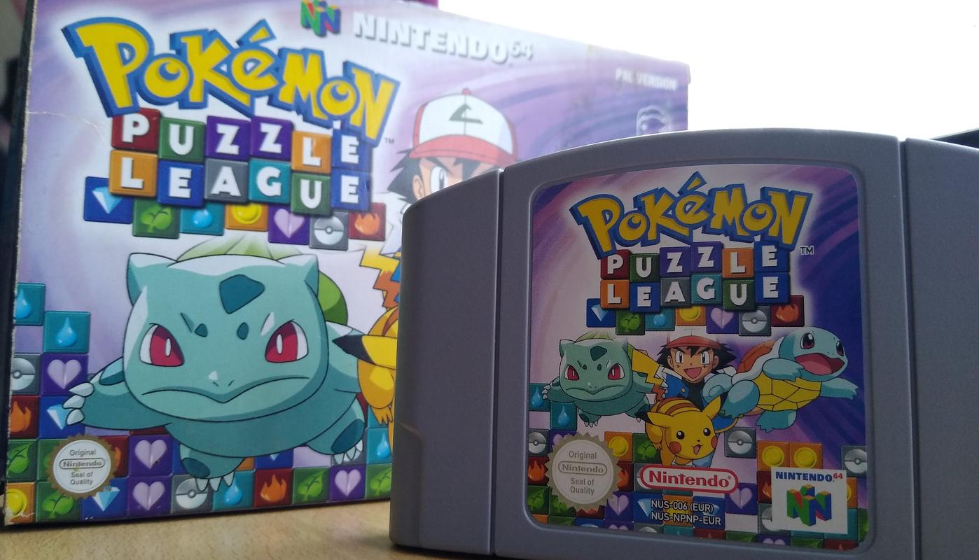 My personal copy of Pokémon Puzzle League from childhood