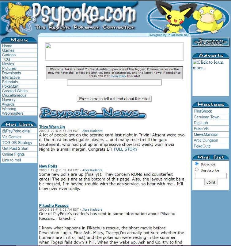 Psypoke in June 2000