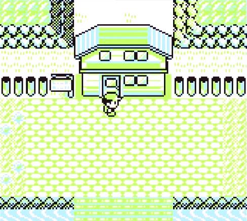 The strip of land behind Bill's house, home to the Pokégods