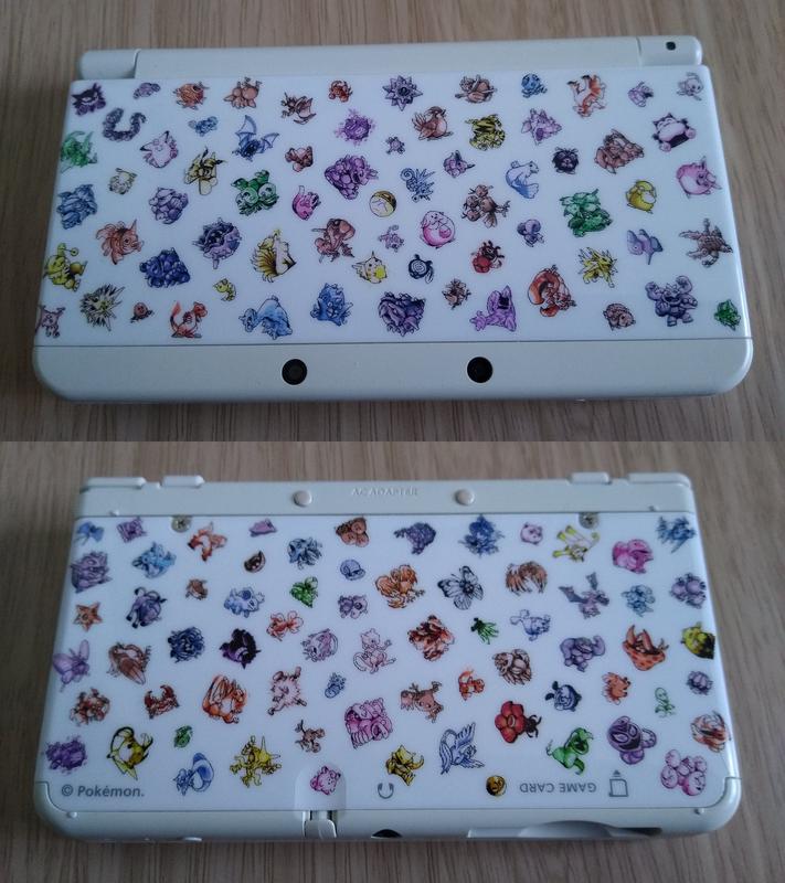 This New 3DS Cover Plate featured Pokémon Sprites, released to commemorate the 20th anniversary of Pokémon